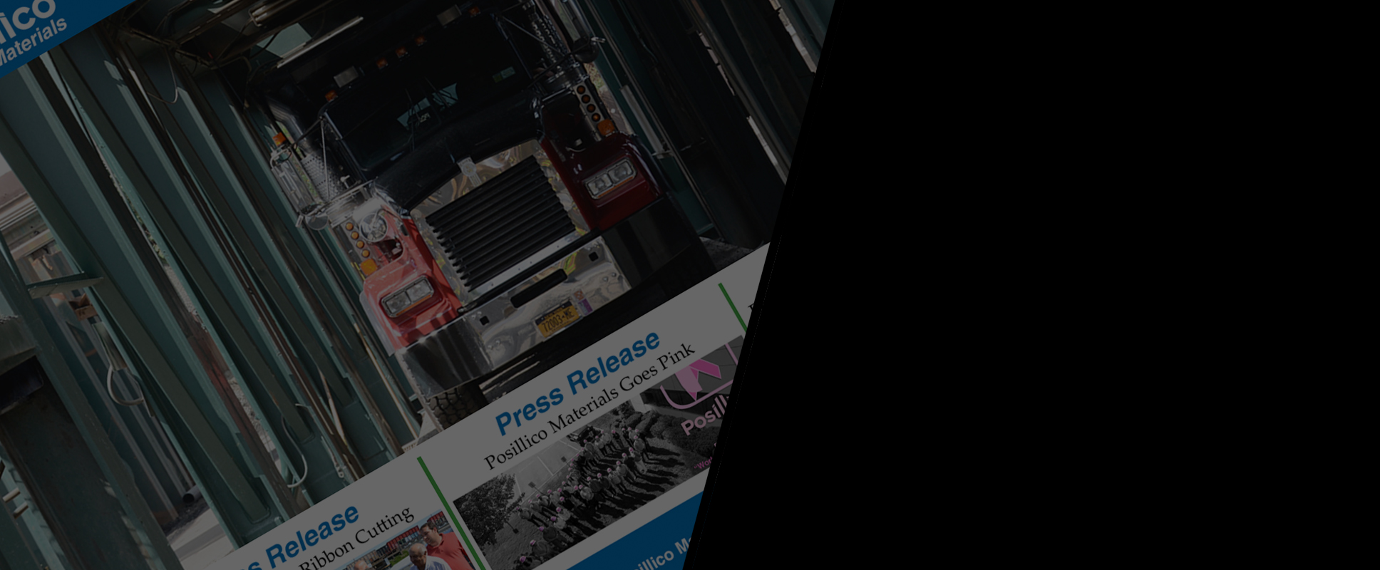 Posillico Materials Web Design